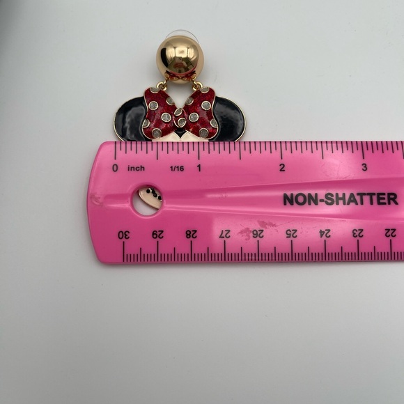 Baublebar x Disney Large Dangling Minnie Mouse Earrings NIB - Picture 6 of 7